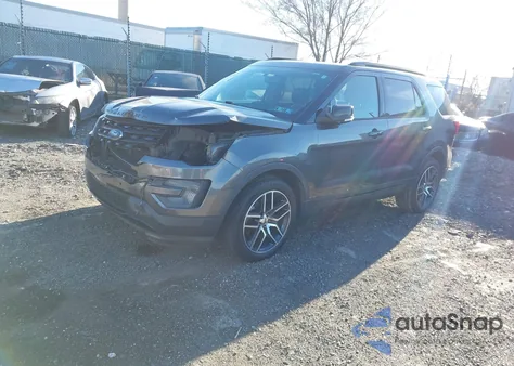 2017 Ford Explorer Sport from USA, damaged, VIN 1FM5K8GT3HGD15453